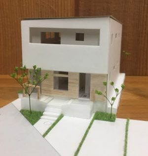 二世帯住宅　模型　完成見学会